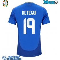 Italy Mateo Retegui #19 Replica Home Shirt Euro 2024 Short Sleeve